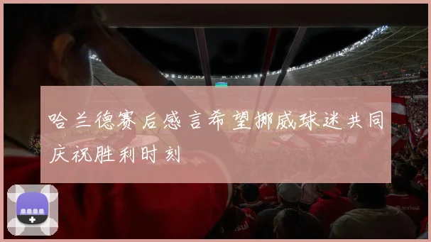 哈兰德赛后感言希望挪威球迷共同庆祝胜利时刻